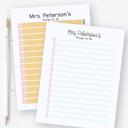  Personalized Teacher Notepad | Pencil & Paper Teacher Notepad | Back to School Teacher Appreciation Gift