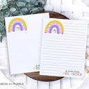  Personalized Teacher Notepad | School Rainbow Notepad | Back to School Teacher Appreciation Gift