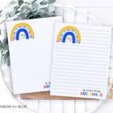  Personalized Teacher Notepad | School Rainbow Notepad | Back to School Teacher Appreciation Gift