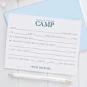  Personalized Summer Camp Note Cards | Camp Stationery | Set of 12