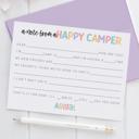  Personalized Summer Camp Note Cards | Camp Stationery | Set of 12
