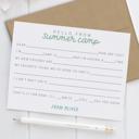  Personalized Summer Camp Note Cards | Camp Stationery | Set of 12