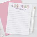  Personalized Summer Camp Note Cards | Camp Stationery | Set of 12