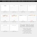  Personalized Summer Camp Note Cards | Camp Stationery | Set of 12