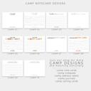  Personalized Summer Camp Note Cards | Camp Stationery | Set of 12