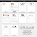  Personalized Summer Camp Note Cards | Camp Stationery | Set of 12