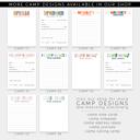  Personalized Summer Camp Note Cards | Camp Stationery | Set of 12