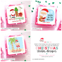  Personalized Christmas Gift Sticker Labels | Set of 12