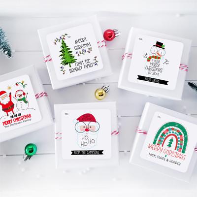 Personalized Christmas Gift Sticker Labels | Set of 12