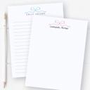  Personalized Coquette Bow Notepad