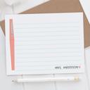  Personalized Teacher Note Cards Set of 12 | Flair Pen Stationery | Teacher Appreciation Gift