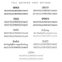 Personalized Trendy Notepad