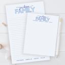  Personalized Family Name Notepad 