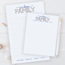  Personalized Family Name Notepad 