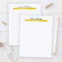  Personalized Teacher Notepad | Gel Pen Notepad | Back to School | Last Day of School | Teacher Appreciation Gift