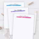  Personalized Teacher Notepad | Gel Pen Notepad | Back to School | Last Day of School | Teacher Appreciation Gift
