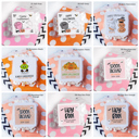 Personalized Halloween Stickers | Set of 12 | Kids Halloween Party Favor Stickers