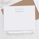  Personalized Heart Note Card Stationery | Set of 12