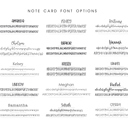  Personalized Heart Note Card Stationery | Set of 12