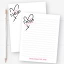  Personalized Nurse Notepad | Nurse Heart Stationery | Nurse Appreciation Week Gift 