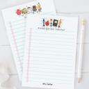  Personalized Teacher Doodle Notepad | Custom Teacher Gift | Teacher Stationery | Teacher Appreciation Gift | Back to School Teacher Memo Pad