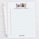  Personalized Teacher Doodle Notepad | Custom Teacher Gift | Teacher Stationery | Teacher Appreciation Gift | Back to School Teacher Memo Pad