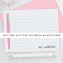 Personalized Teacher Notepad | Flair Pen Notepad | Back to School Teacher Appreciation Gift