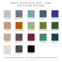  Personalized Notepads for Men | Professional Notepad | Father’s Day Gift | Office Notepad