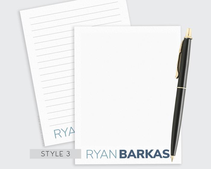 Personalized Notepads for Men | Professional Notepad | Father’s Day Gift | Office Notepad