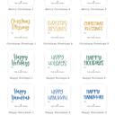  Modern To From Personalized Hanukkah Gift Sticker Labels | Set of 12