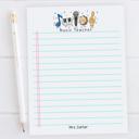  Personalized Teacher Doodle Notepad | Custom Teacher Gift | Teacher Stationery | Teacher Appreciation Gift | Back to School Teacher Memo Pad