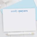  Personalized Two Tone Note Cards | Set of 12