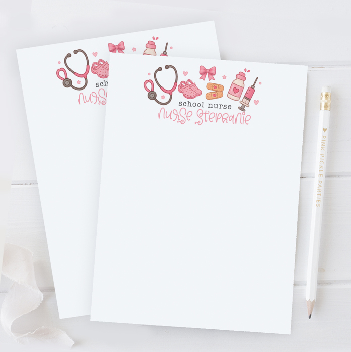 Personalized Nurse Notepad | Nurse Stationery | Nurse Appreciation Week Gift 