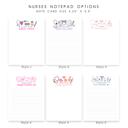  Personalized Nurse Notepad | Nurse Stationery | Nurse Appreciation Week Gift 