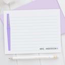  Personalized Teacher Note Cards Set of 12 | Flair Pen Stationery | Teacher Appreciation Gift