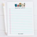  Personalized Teacher Doodle Notepad | Custom Teacher Gift | Teacher Stationery | Teacher Appreciation Gift | Back to School Teacher Memo Pad