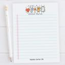  Personalized Teacher Doodle Notepad | Custom Teacher Gift | Teacher Stationery | Teacher Appreciation Gift | Back to School Teacher Memo Pad