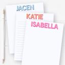  Shadow Name Personalized Notepad