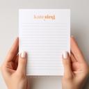  Personalized Two Tone Notepad