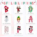  Personalized Christmas Gift Sticker Labels | Set of 12 or 20