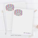  Personalized Teacher Notepad | Friendship Bracelet Teacher Notepad | Back to School Teacher Appreciation Gift
