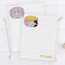  Personalized Teacher Notepad | Friendship Bracelet Teacher Notepad | Back to School Teacher Appreciation Gift