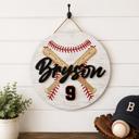  Personalized Metal Baseball Sign