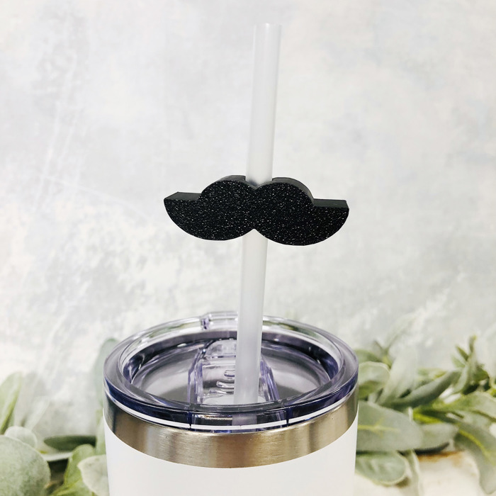 Mustache Straw Topper