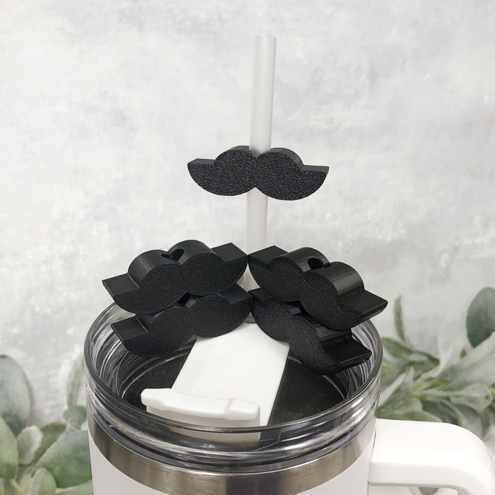 Mustache Straw Topper