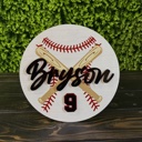  Personalized Metal Baseball Sign