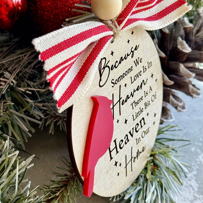 Heavenly Cardinal Keepsake Christmas Ornament