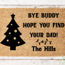 By Buddy Personalized Christmas Movie Coir Doormat Collection