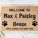  Personalized Welcome Dog Doormat