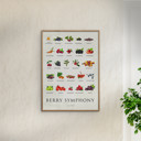 20 x 28 inches Simon Holst - Berry Symphony  Poster without frame